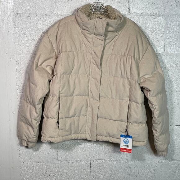 Columbia Women's Ruby Falls Corduroy Novelty Jacket cream XL